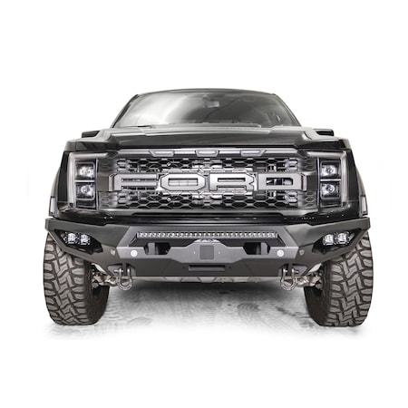 Fab Fours BUMPER TRUCK FRONT One Piece Design Direct Fit Mounting Hardware Included Without Grille Guard FR21-X5351-1